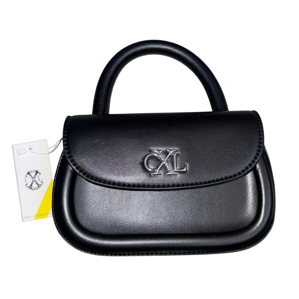 CXL by Christian Lacroix Black CHAR Crossbody Top Handle‎ Bag CXLF24921-BLAK NEW
